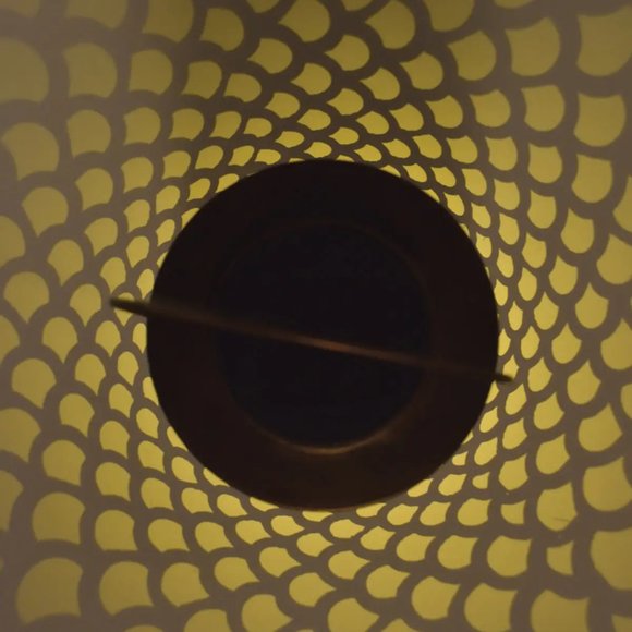 Lattice Solar Lantern Bronze - Picture 3 of 3